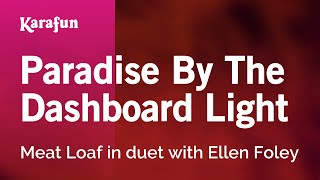 Paradise by the Dashboard Light  Meat Loaf amp Ellen Foley  Karaoke Version  KaraFun [upl. by Rape]