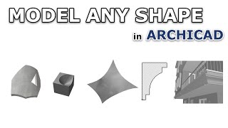 Model Any Shape in Archicad [upl. by Fisher754]