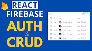 React Firebase Tutorial  AUTH  CRUD  Image Upload [upl. by Jamie486]