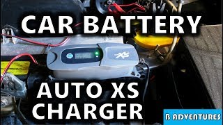 How To Charge a Car Battery Auto XS Charger Aldi [upl. by Weywadt]