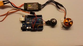 Control Brushless Motor Using Arduino [upl. by Odlauso]