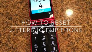 281 How to Reset Jitterbug Flip phone [upl. by Garry]