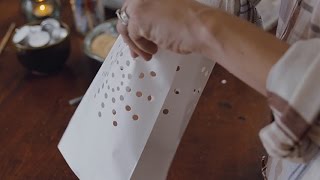 How to Make a Luminaria [upl. by Anha54]