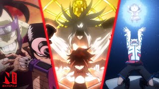 Spirit Integrations and Over Souls  SHAMAN KING  Netflix Anime [upl. by Johnette]