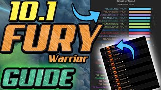 Dragonflight 101 FURY WARRIOR GUIDE  S TIER DPS [upl. by Carrel422]