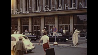 Berlin West Berlin Tempelhof airport 1968 archive footage [upl. by Gilcrest]