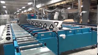 Thomas Manufacturing Transfer Conveyor with Flipper [upl. by Ramahs]