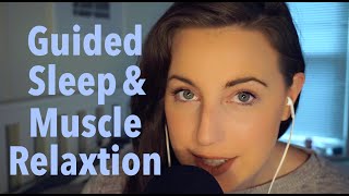 ASMR Close Whisper Guided Sleep  Muscle Relaxation with countdown [upl. by Neeluj788]