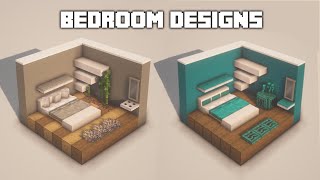 Minecraft Bedroom Designs  Ideas [upl. by Gazo]