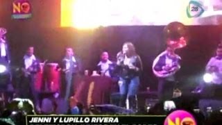 No lo Cuentes Jenni y Lupillo Rivera comparten escenario en Texcoco [upl. by Boice]