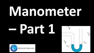 Manometer  Pressure [upl. by Maggi445]