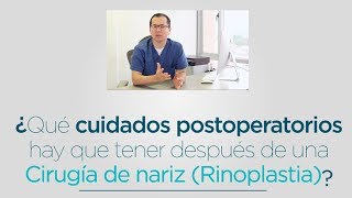 Rinoplastia Cuidados Postoperatorios [upl. by Etnoid]