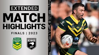 Kangaroos v New Zealand Kiwis  Extended Highlights  Pacific Championships 2023  NRL [upl. by Halivah777]