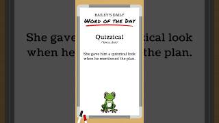 BD Word of the Day  Quizzical [upl. by Jerad229]