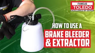 How to use a Brake Bleed amp Fluid Extractor [upl. by Zonnya]