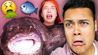 SHE ATE THE WHOLE FISH 🐟 Reacting To Mukbang Videos [upl. by Rialcnis]