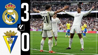 Real Madrid 30 Cádiz CF  HIGHLIGHTS  LaLiga 202324 [upl. by Arihs]