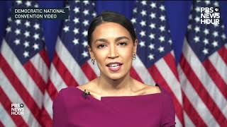 WATCH Rep Alexandria OcasioCortez’s full speech at the 2020 Democratic National Convention [upl. by Danelle]