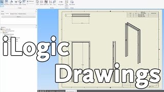 iLogic Forms amp Drawing Automation  Quick Tip [upl. by Atiner]