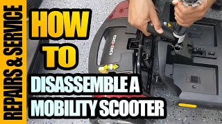 🔧How to Dissassemble a Mobility Scooter [upl. by Yor148]