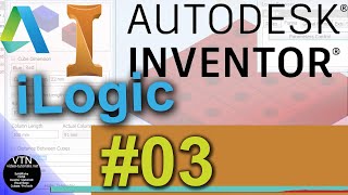 03 AUTODESK INVENTOR ilogic Tutorial  Literals [upl. by Hluchy]