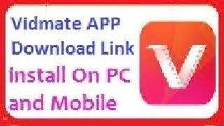 Vidmate apk Download Install on PC and Mobile [upl. by Meeker]