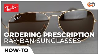 How to Order Prescription Ray Ban Sunglasses  SportRx [upl. by Aciras52]