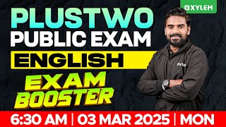 Plus Two Public Exam English  Exam Booster  Xylem Plus Two [upl. by Tybald643]