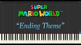 Super Mario Theme  BEGINNER PIANO TUTORIAL  SHEET MUSIC by Betacustic [upl. by Trillbee]