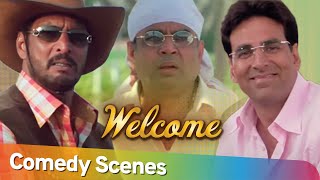 Welcome  Best Comedy Scenes  Akshay Kumar Paresh Rawal  Nana Patekar  Bollywood Comedy [upl. by Bernete688]