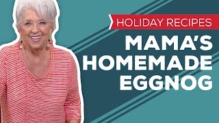 Holiday Recipes Mamas Eggnog Recipe [upl. by Uriisa]