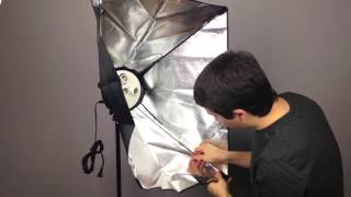 How to Set Up Softbox Lighting Kit Fancierstudio [upl. by Loraine423]