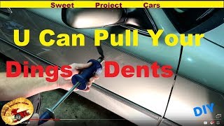 2 How To Remove Simple Door DINGS amp DENTS for DIYers [upl. by Naira488]