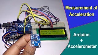 Acceleration Measurement with Accelerometer and Arduino [upl. by Masuh866]