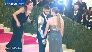 Zayn Malik and Gigi Hadid red carpet debut at 2016 Met Gala [upl. by Siravrat]