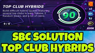 SBC SOLUTION TOP CLUB HYBRIDS  MADFUT 24 [upl. by Ahsuatan]