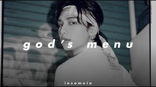 stray kids  gods menu 𝒔𝒍𝒐𝒘𝒆𝒅 𝒏 𝒓𝒆𝒗𝒆𝒓𝒃 [upl. by Lah]