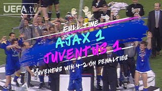 UCL Fixture Flashback Ajax 11p Juventus 1996 Final [upl. by Haye297]