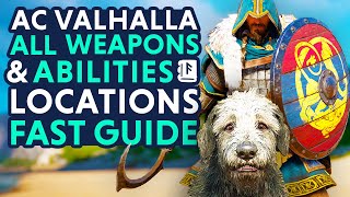 ALL 10 Weapons amp 6 Abilities Locations In Ireland  Assassins Creed Valhalla Wrath of the Druids [upl. by Ylen]