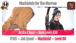 FFXIV Machinist Level 80 Job Quest  Shadowbringers  Machinists for the Morrow [upl. by Ardaid389]