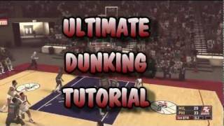 NBA 2K12 Ultimate Dunking Tutorial 360s Through The Legs amp More [upl. by Galer326]