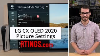 LG CX OLED 2020  TV Picture Settings [upl. by Travis181]