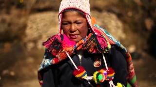 Peru weaving history  chullo [upl. by Naujuj]