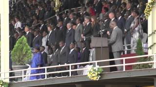 Kwibuka20  Amahoro Stadium  Kigali 07 April 2014 [upl. by Darnell]