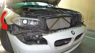 Bmw Front Bumper  Removal Step By Step [upl. by Gesner44]