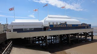 Burnham on Sea Beach 🇬🇧 Somerset England UK [upl. by Afital940]