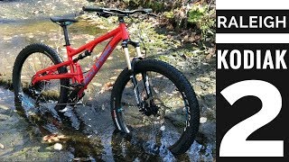 Raleigh Kodiak 2 Full Suspension Mountain Bike [upl. by Coussoule]