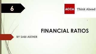 ACCA  Financial Ratios  FM [upl. by Scott277]