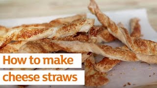 How to make cheese straws  Recipe  Sainsburys [upl. by Ylicis]