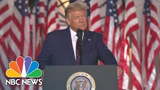 Watch President Trumps Full Speech At The 2020 RNC  NBC News [upl. by Mazur153]